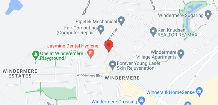 map of #444 348 WINDERMERE RD SW